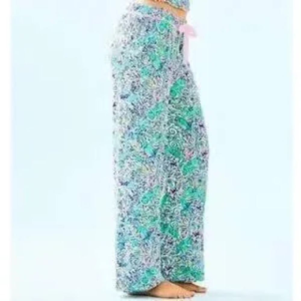 Lilly Pulitzer Fig Sea Monkey Print PJ Bottoms